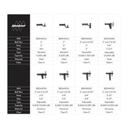14000 lb Dual-Ball Adjustable Steel Hitch 6 in Drop / 5-1/8 in Rise