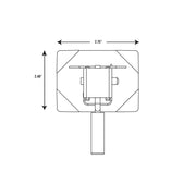 7000 lb Side-Wind Drop-Leg Trailer Jack with Footpad