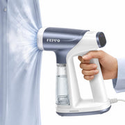 Steamer & Iron for Clothes, 15s Fast Heat-up 1200W Portable Handheld Garment Steamer 2 In 1, Travel Size with Large Ceramic Heat Panel, Powerful Steam Quick Wrinkle Removal, 110V-120V