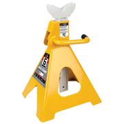 W41023 6 Ton Ratchet Jack Stands, Yellow, Pair Heavy duty steel. Lift range: 15-1/2 to 23-1/2 in. Large saddle contact area. Weather-resistant finish