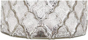 Alvord 24.5" Glass Table Lamp, Mercury Silver, Set of 2