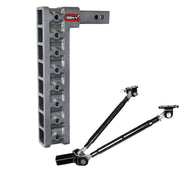 Mega-Duty 10" Drop Hitch Ball Mount 2" Receiver 16,000 lbs USA