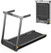 Foldable Treadmill for Home with Handle bar, Up to 7.5 MPH
