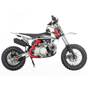 110cc Dirt Bike, Gas Powered Pit Bike with Automatic Transmission, Electric Start, 12"/10" Tires, Off-Road Dirt Bike for Youth(Black)