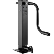 Heavy-Duty Trailer Jack, 12,000 lbs Load Capacity, Sidewind Square Direct Weld-on Trailer Jack with Handle Crank, Adjustable Drop Leg, 26-Inch Travel for Lifting RV, Utility, Yacht Trailers