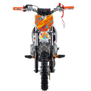 110cc Dirt Bike Gas Dirt Bike Pit Bikes Automatic Transmission Dirt Pitbike with 10"/10" Tires! (Orange)