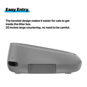 Cat Pedal Step Stool with Filter Function, Easy to Clean Cat Litter Tray for M1 Open Top Self-Cleaning Litter Box