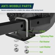Folding Hitch Cargo Carrier 60"x24"x14" 500lb Fits 2" Receiver