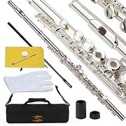 Silver Plated Intermediate 16 Keys Open/Closed Hole C Flute