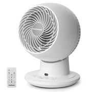 USA WOOZOO Small Desk Fan, 360° Vertical Tilt, Quiet Table Fan, Black