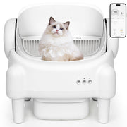 Paruuntys Automatic Litter Box,Safety Sensor,App Control,Open-top Design