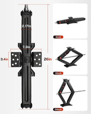 6500lbs Heavy Duty RV Stabilizer Jacks 4 Pack, 24 Inch