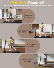 Walking Pad Treadmill with Handle Bar for Home Office