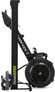 16-Level Dual-Rail Magnetic Rowing Machine, Advanced LCD Monitor, Wide Seat, Gray, 300 lb Capacity