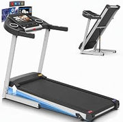 Walking Pad Treadmill with 15% Incline & Handle Bar, Treadmills for Home
