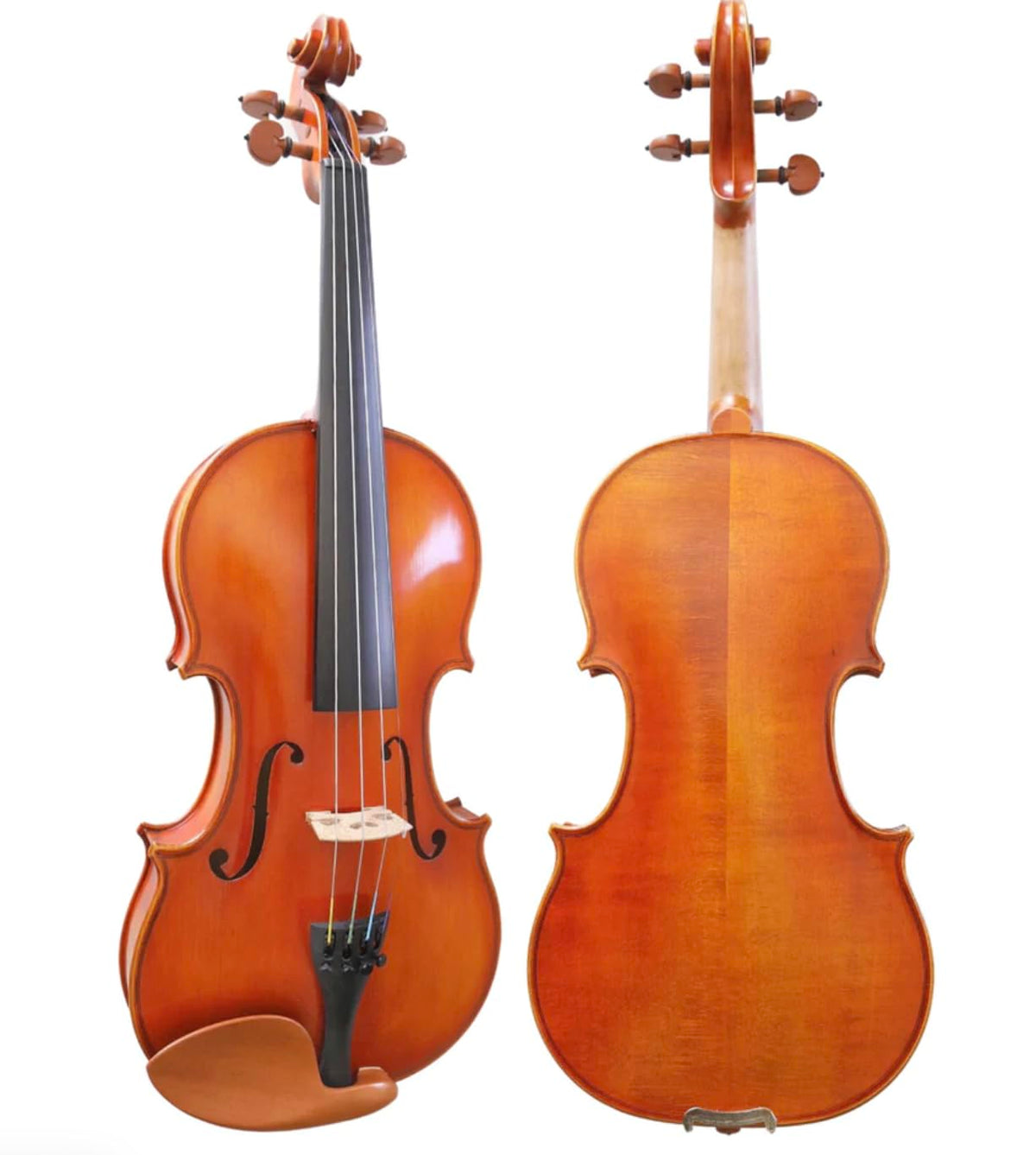 Model 220 Violin with Dominant strings, bow, case, rosin and shoulder rest - Open Clear Tone (4/4 - Size)