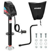 Electric Trailer Jack 5000 lbs with 7-Way Connector, Heavy Duty