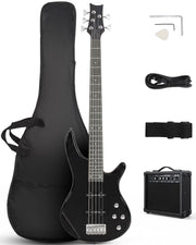 Electric Bass Guitar 4 String Bass Guitar Kit-Sunburst