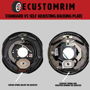OTRIEK Trailer Brakes – 2 Pair 12x2 Electric Trailer Brakes, 7,000 lb Trailer Axle - Trailer Brake Kit, Electric Trailer Brakes, Trailer Brake Assembly, 7k Trailer Brakes
