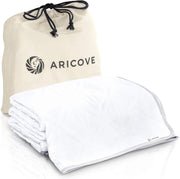 Cooling Weighted Blanket for Adults, 15 lbs, Full/Queen Size Weighted Blanket, 60x80 inches, Silky Soft Bamboo Viscose, Machine Washable, White