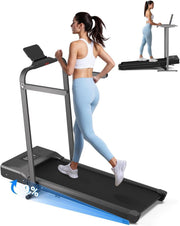 Walking Pad, Auto Incline, 3.0HP, 300lb, Under-Desk, Remote LED