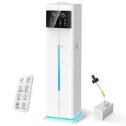 Pure Enrichment HUME Sense Warm & Cool Mist Top-Fill Humidifier, 2-Gal Tank, Up to 4.5 Days, Auto Humidity Sensor, 3 Mist Levels, Night Light, Aromatherapy, Sleep Mode & Auto Shut-Off