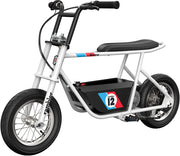 Rambler 12 for Ages 13+ – 24V Electric Minibike with Retro Style, Up to 14 mph, Wide 12" Air- Filled Tires, High-Torque 250-watt Motor, Up to 40 Minutes Ride Time, for Riders up to 170 lbs