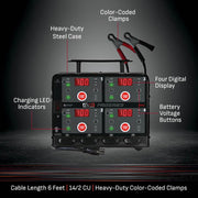 10A Car Battery Charger & Maintainer, 6V/12V – DSR125