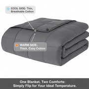 Weighted Blanket 25lbs 78"x85" King Size for Adults & Couples, Heavy Blanket with Premium Glass Beads, Soft Microfiber Material & Breathable for All-Season Comfort (78" x 85" 25 lbs)