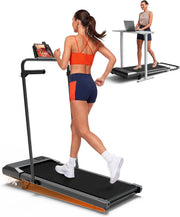 Walking Pad, Auto Incline, 3.0HP, 300lb, Under-Desk, Remote LED