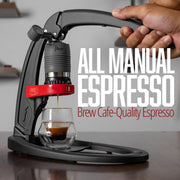 UPDATED Espresso Maker - Classic: All manual lever espresso maker for the home - Pressure gauge and two portafilters included