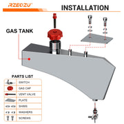Steel Mini Bike Gas Tank for Mega Moto MM80 RB100 RT100
