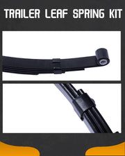 Trailer Leaf Spring Kit 3500lb Single Axle 4 Leaf Spring Kit