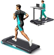 Walking Pad Treadmill with Handle,9% Manual Incline 3-in-1 Folding Treadmills for Home Small Space,3.0HP Quiet Under Desk Treadmill with Remote & APP Control,300LB Capacity LED Display