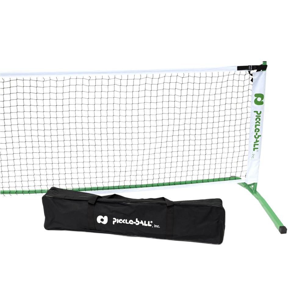 3.0 Tournament Pickleball Net with Carry Bag, 22ft Powder-Coated Steel Frame, Buckle Tension System, 5 Min Tool-Free Setup, Regulation Size
