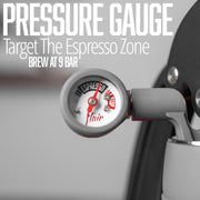 UPDATED Espresso Maker - Classic: All manual lever espresso maker for the home - Pressure gauge and two portafilters included