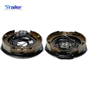 TrailerSupplies 12"x2" Electric Trailer Brake Kit, 4-Pack Self-Adjusting Assemblies for 7,000 lb Axles, Replaces, 5 Bolt Mount, Fits 15"-17.5" Wheels