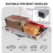 500 lb Hitch Cargo Carrier with Weatherproof Bag