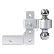 6000 lb Dual-Ball Adjustable Aluminum Hitch 6 in Drop / 6 in Rise