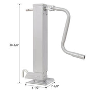 15000 lb 2-Speed Drop-Leg Landing Gear Pair