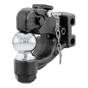 45900 Adjustable Trailer Hitch Ball Mount, 2-Inch Receiver, 6-Inch Drop, 5-1/4-Inch Rise + 45920 Channel-Mount Pintle Hitch with 2-5/16-Inch Trailer Hitch Ball, 13,000 lbs. GTW, Fits 2-1/2-Inch