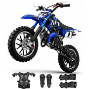 50cc Dirt Bike Gas Powered 2 Stroke Powerful Off Road Gas Bike for Kids