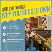 Bb Standard Trumpet Set for Beginners - Gold