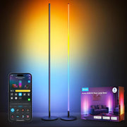RGBIC Floor Lamp Basic 2-Pack, Standing Lamp for Bedroom Living Room