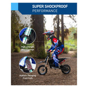 DK1 36V Electric Dirt Bike for Kids, 300W & 15.5 MPH, Ages 3-10