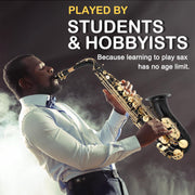 Alto Saxophone Drop E Brass Sax Full Kit for Student Beginner, Black