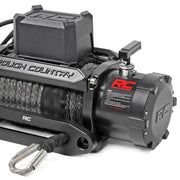 12,000LB Electric Winch | Synthetic Rope - PRO12000S, Black