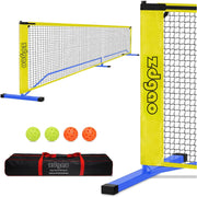 Portable Pickleball Net with Pickleballs and Carry Bag for Driveway 22FT Regulation Size Pickle Ball Net, Weather Resistance Strong Steel Frame, Easy Setup for Indoor Gym, Outdoor Court