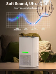 Dehumidifier, 60 OZ Water Tank, Dehumidifiers for Home, White