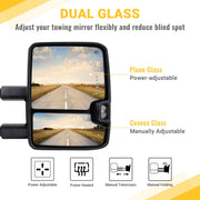Towing Mirrors for 2002-2008 1500 2003-2009 2500 3500